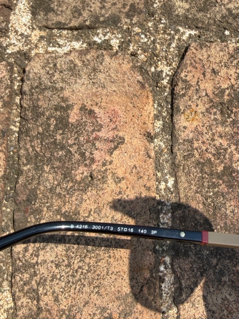 Burberry Black Sunglasses with Brown Leather Case - Picture 4 of 4